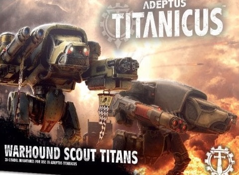 Adeptus Titanicus Warhound Scout Titans